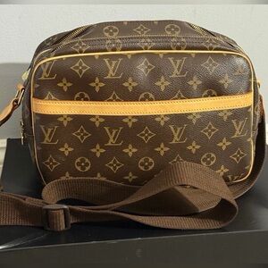 Louis Vuitton Monogram Brown Messenger Bag